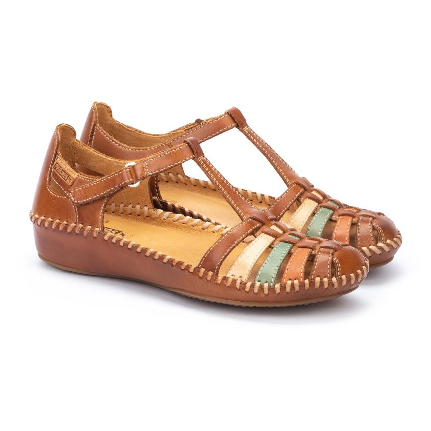 Women's Pikolinos P. VALLARTA Sandals Brown | NZ J7A1209